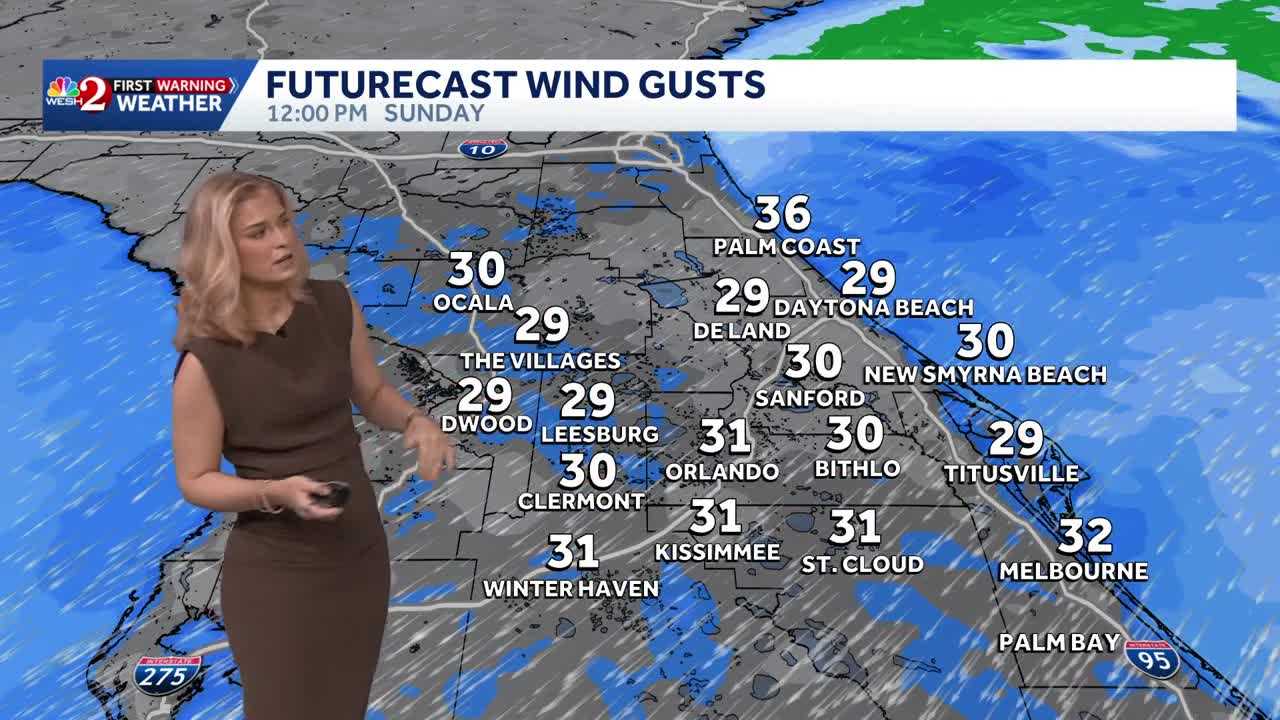 Showers and windy conditions to end the weekend| Forecast Video 10/25 — WESH 2 Orlando, Conroe Community news