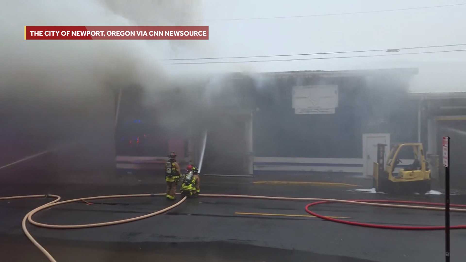 Possible ammonia contamination prompts evacuations after Oregon seafood plant fire, officials say — WESH 2 Orlando, Conroe Schools news