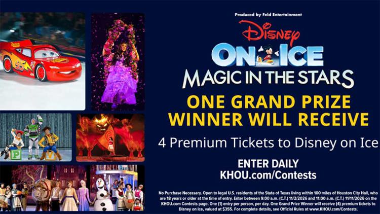 Register to win tickets to see Disney On Ice in Houston! — KHOU 11 (Houston)