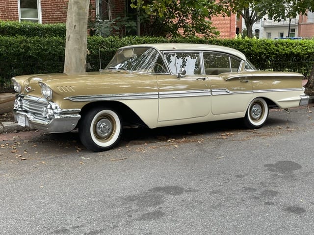 SWEET City Ride – 1958 Chevrolet Biscayne — PoPville DC, Conroe Community news